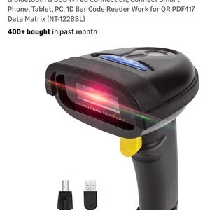 Black Barcode Scanner